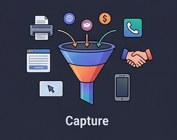 Capture — step 1 illustration
